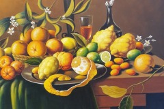VITTORIO STRANO, Still life with lemons