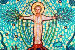 SILVIA POLIZZI, Verso la stella (Vers l’étoile), 100 x 120 cm.